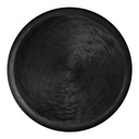 Stovring Black Round Metal 16 in. Decorative Tray
