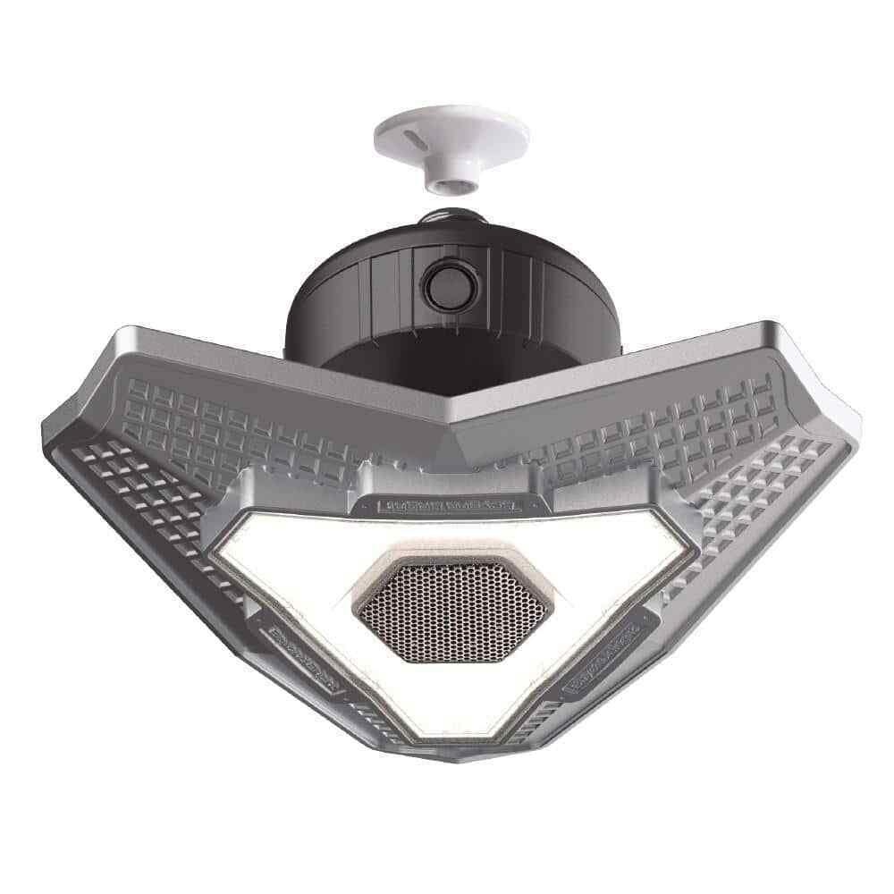 25-Watt LED Lamp Light Bulbs 6500K 3700-Lumens with Built-in Bluetooth Speaker