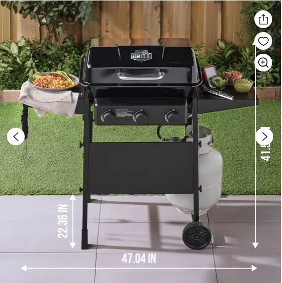Expert Grill 3-Burner Liquid Propane Gas Grill