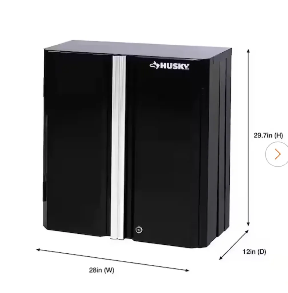 HUSKY 36IN TALL CABINET- Minor dent