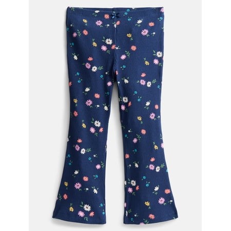 Wonder Nation Toddler Girls Ribbed Flare Leggings Size 3T
