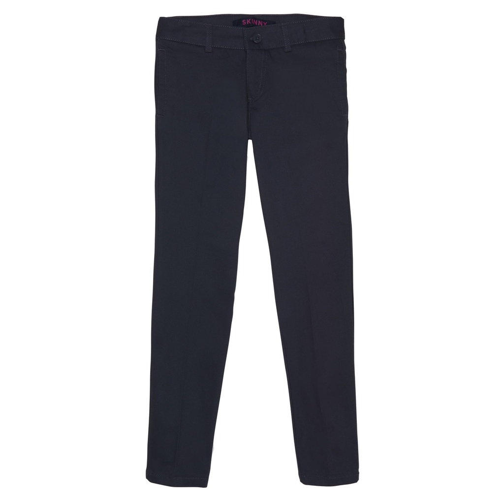 French Toast Girls Size 20 Straight Regular Fit Flat Front Pant, Blue