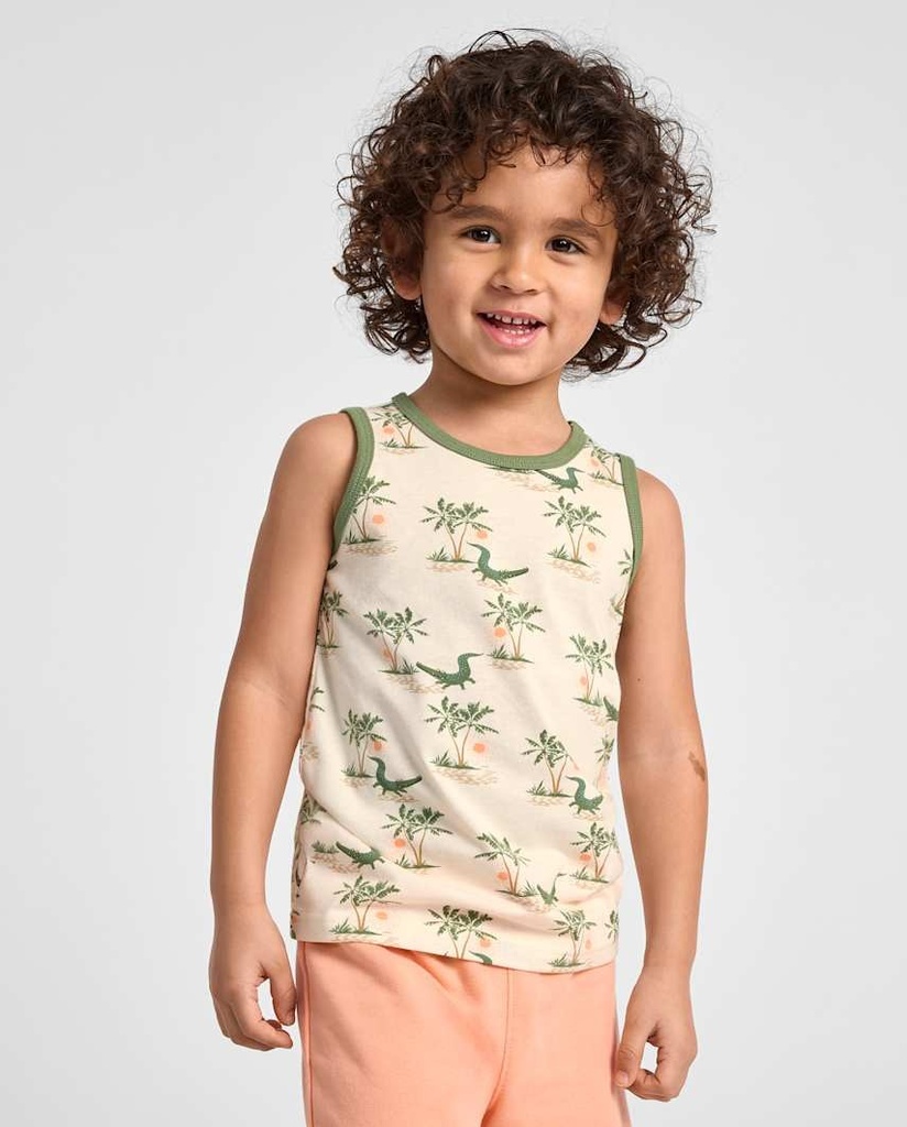 The Children's Place Toddler Boys Size 4T Crocodile Tank Top