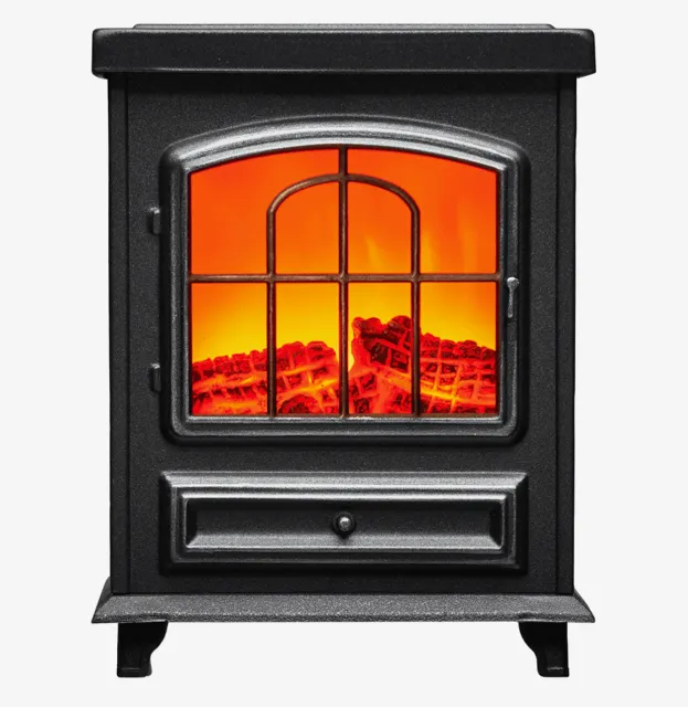 Better Homes & Gardens Warm Fireplace Black Modern Style Wax Warmer
