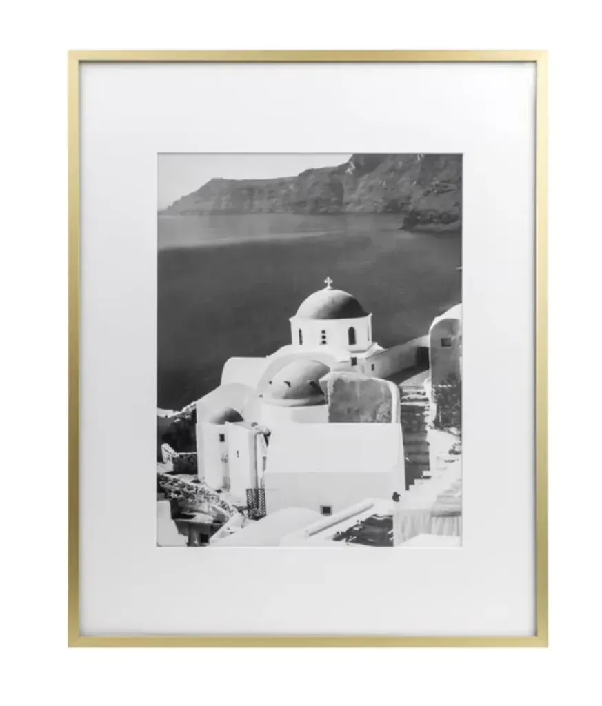 Set of Two- Gold Frame with Matting for 11x14 Photo
