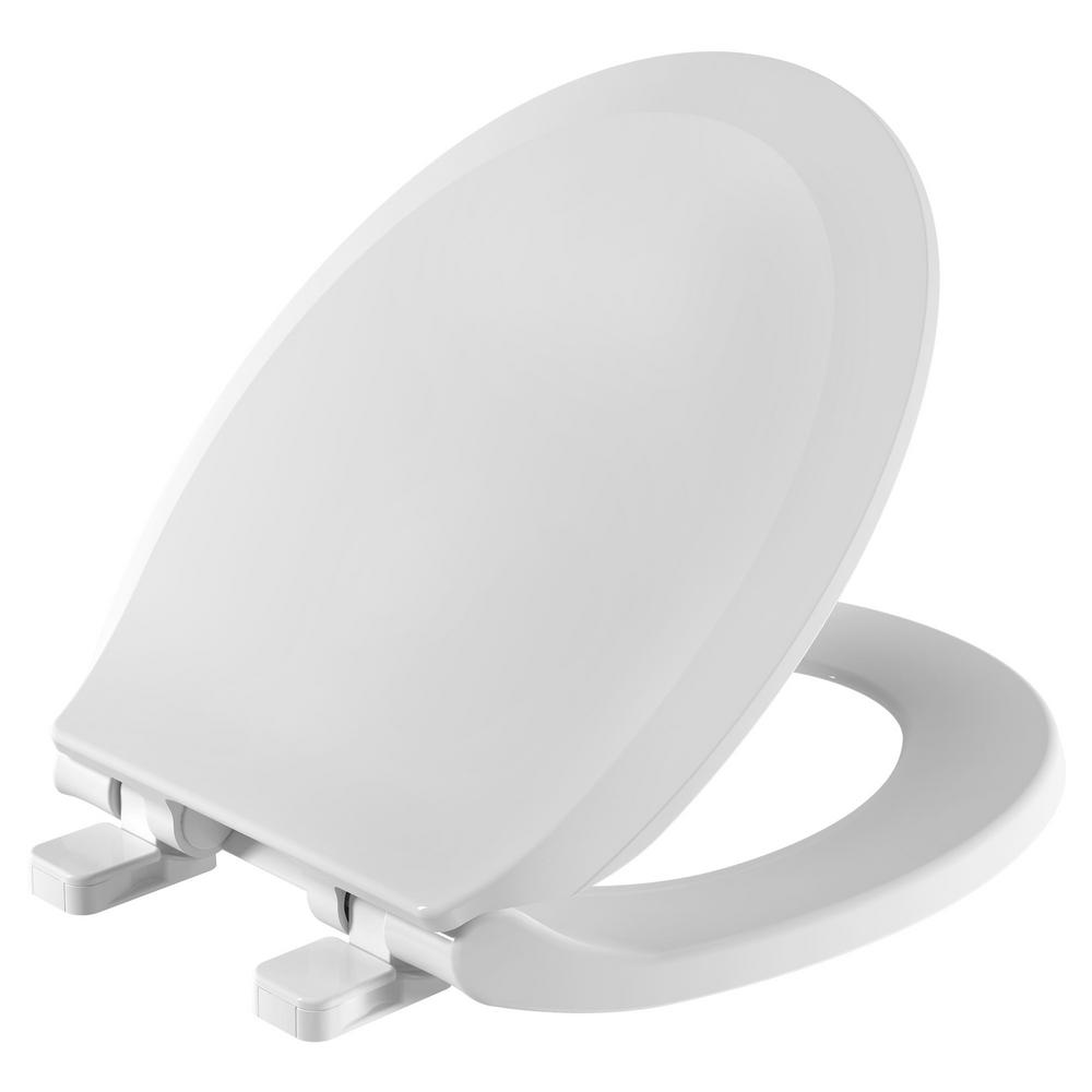 Cadet Round Antimicrobial Toilet Seat in White