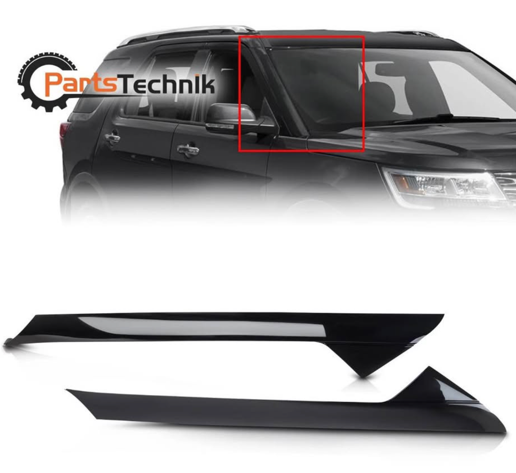2011-2019 Ford Explorer Windshield Outer Trim Pillar Molding Right & Left