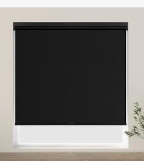 Roller Blackout Shade, 41x72- Black