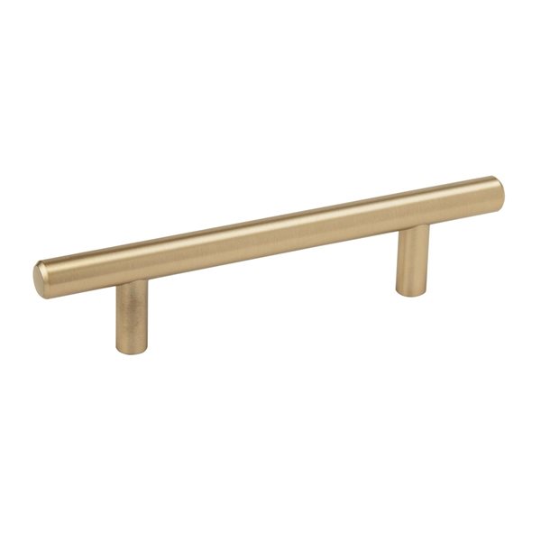 10-Pack Bar Pulls 3-3/4 in.  96mm  Modern Golden Champagne Bar Cabinet Pulls