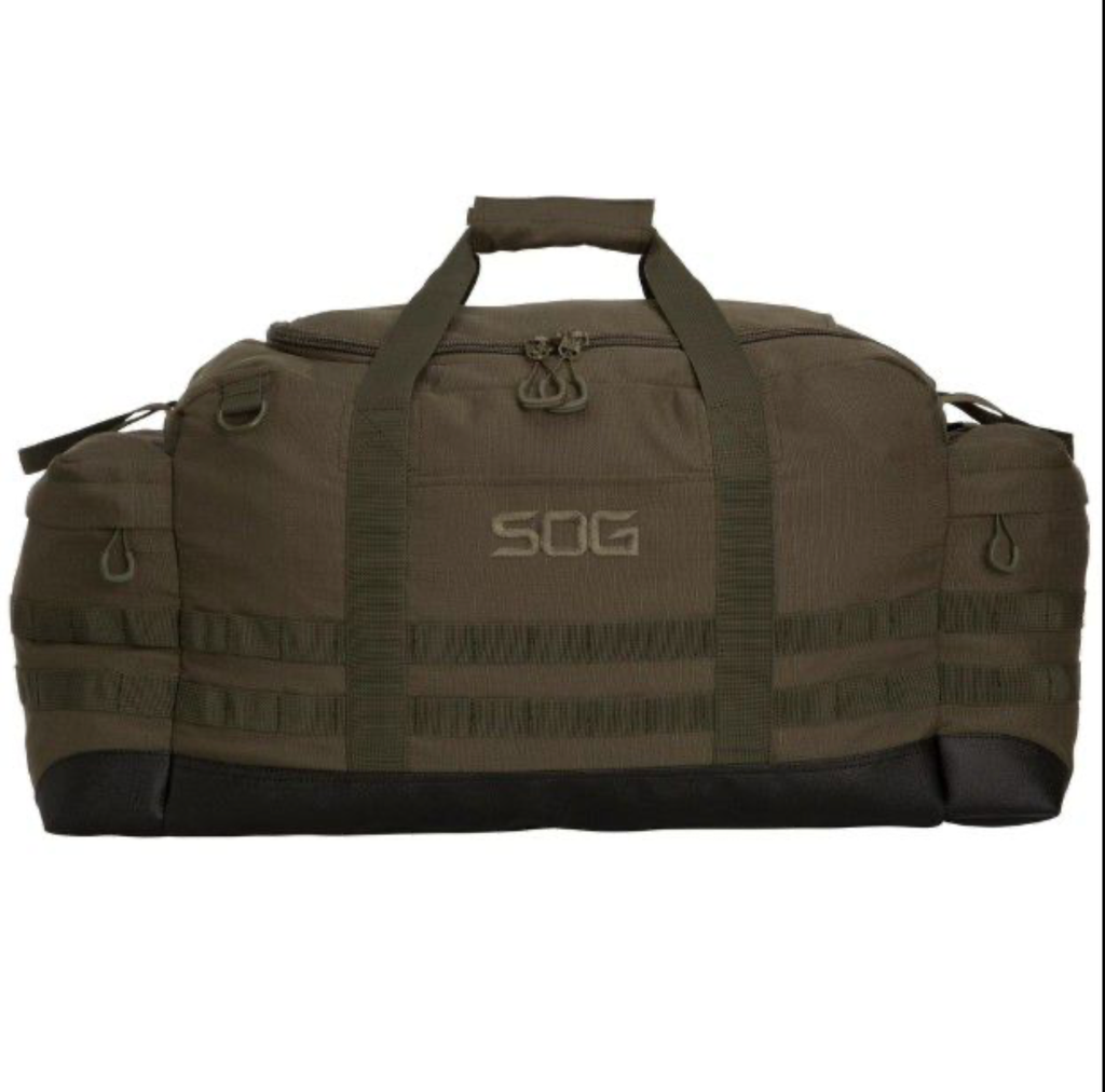 SOG Adult 12.7 Adjustable Straps Sports Duffel Bags Travel Pouch, Green